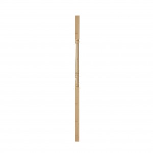 Light Bamboo Georgian Spindle - 41x41mm