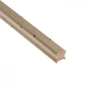 CHESHIRE MOULDINGS BENCHMARK PINE 2.4M HANDRAIL - 41MM GROOVE [HR2.441P] 