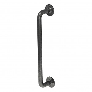 ROTHLEY GRAB RAIL - PEWTER ON STAINLESS STEEL 457 X 25MM [J402BPT]
