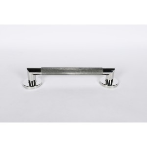 ROTHLEY KNURLED GRAB RAIL - POLISHED STAINLESS STEEL 305 X 32MM [J441FSM]