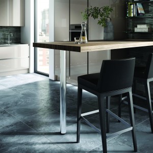 ROTHLEY ROUND WORKTOP SUPPORT LEG - POLISHED STAINLESS STEEL 60 X 1100MM [L193SM]