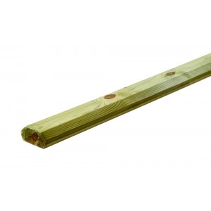 Richard Burbidge LD246 Traditional Outdoor Naturewood Large Baserail 2400mm