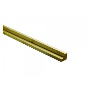 Richard Burbidge LD259 Classic Outdoor Naturewood L Baserail and Handrail 2400mm