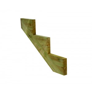 Richard Burbidge LD402 Treated Softwood 35 degrees Cut String for 3 Steps - 570mm rise
