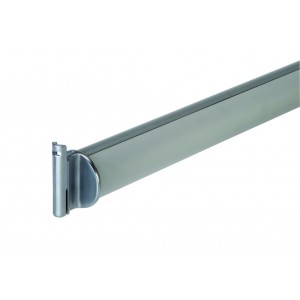 Richard Burbidge LD500 Contemporary Fusion Outdoor Aluminium Support Handrail with Brackets 1800mm