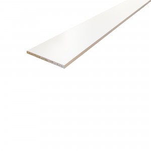 Cheshire Mouldings White Melamine 1830x380x15mm Board - Pack QTY 1 [MEL04]