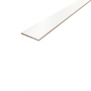 Cheshire Mouldings White Melamine 2440x457x15mm Board - Pack QTY 1 [MEL12]