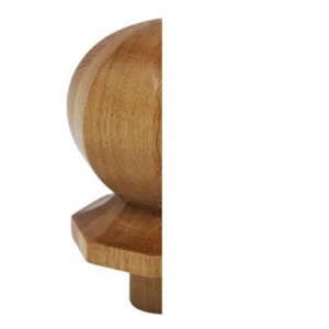 Half Staircase Newel Cap - Half Octagonal Cap
