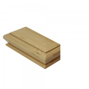 Light Bamboo Half Pyramid Cap - 45x90mm
