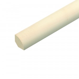 Cheshire Mouldings Light Hardwood Quadrant 2400x12x12mm - Pack QTY 12 [RTM834]