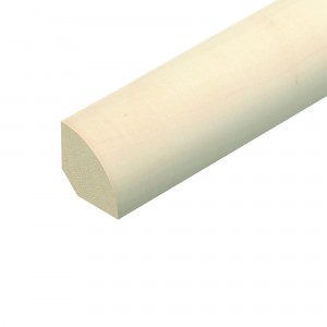 Cheshire Mouldings Light Hardwood Quadrant 2400x21x21mm - Pack QTY 8 [RTM837]