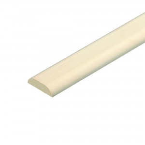 Cheshire Mouldings Light Hardwood D Mould Cover 21x6x2400mm - Pack QTY 35 [RTM842]