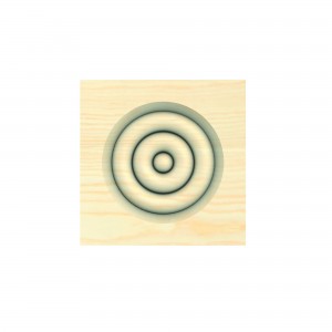 Cheshire Mouldings Pine Bullseye Architrave Block 85x85x22mm - Pack QTY 1 [SMBEPINE]