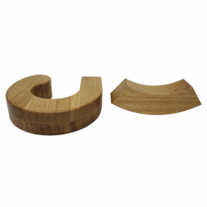 LEFT HAND SQUARE VOLUTE INCLUDING UP RAMP