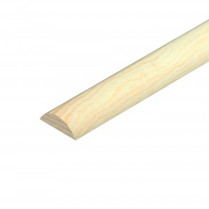 Cheshire Mouldings Pine Half Round Pine Cover 12x6x2400mm - Pack QTY 30 [TM589]
