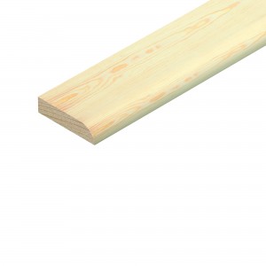 Cheshire Mouldings Pine One Round Edge Cover - 2400x9x24mm - Pack QTY 20 [TM660]