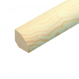 Cheshire Mouldings Pine Quadrant 2400x15x15mm - Pack QTY 10 [TM672]