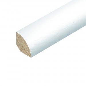 Cheshire Mouldings White Primed Quadrant 2400x21x21mm - Pack QTY 10 [TM674PRIMED]