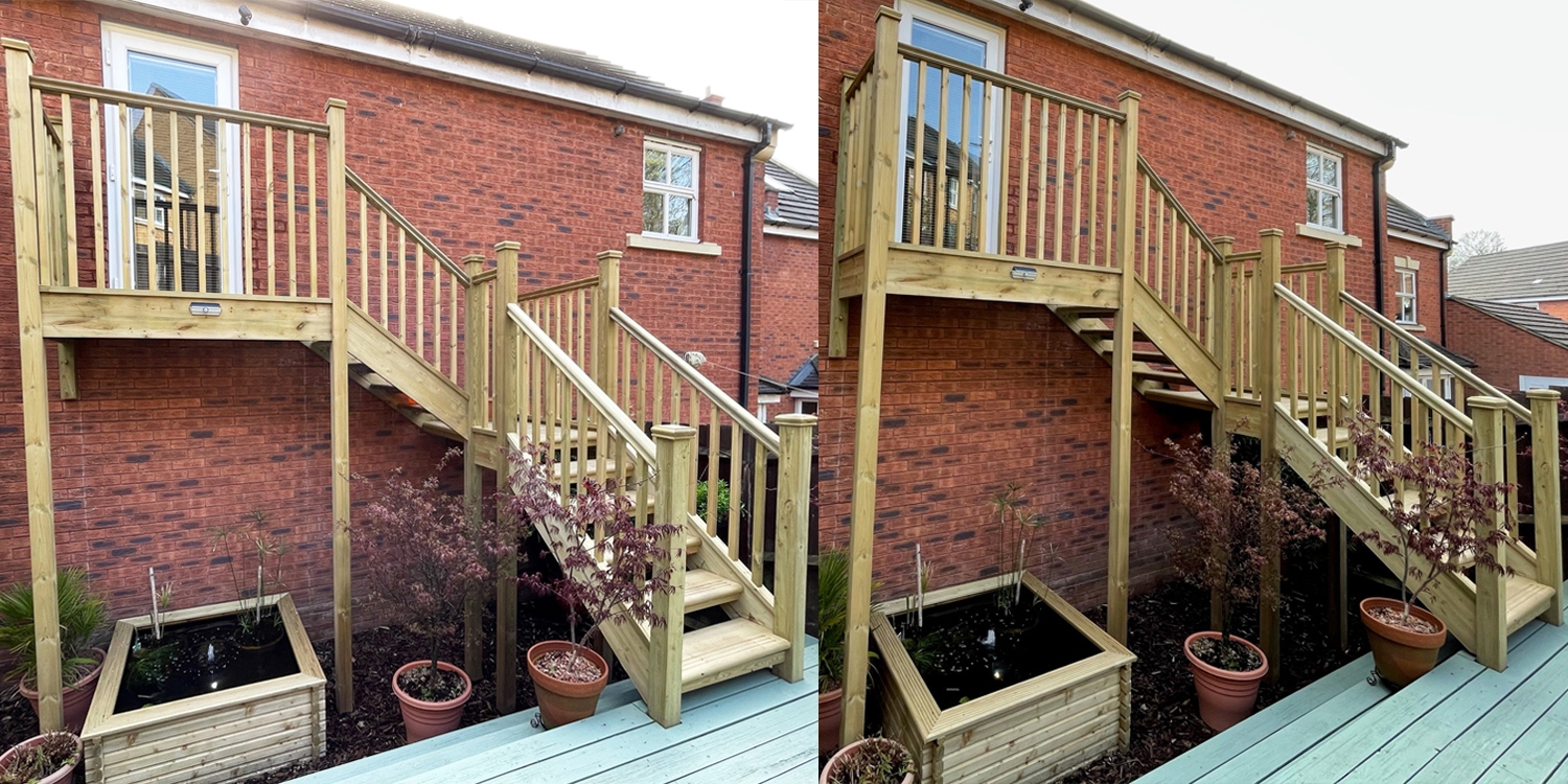 Stunning external staircase design inspiration, manufactured and designed by Pear Stairs.