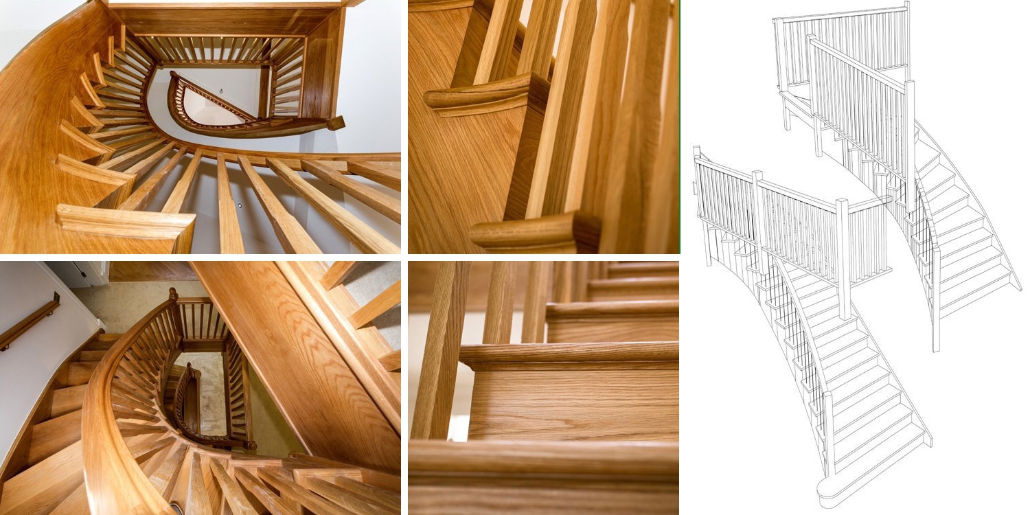 drive curved staircase by pear stairs