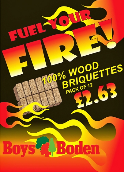 Boys and Boden briquettes 