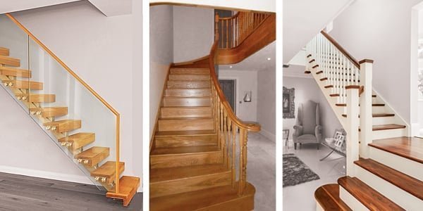 Three staircases by Pear Stairs