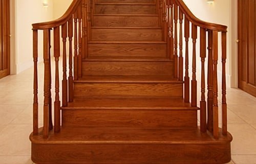 Curved stairs