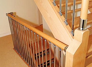 Fusion Mark 2 spindles with oak balustrade