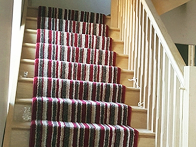 Carpet can really brighten up a hallway
