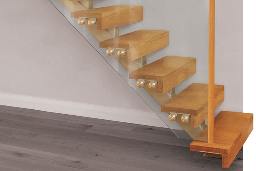 glass open risers