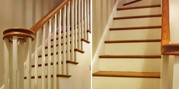 curved handrail, continuous handrail, staircase, southampton staircase, buy stairs online