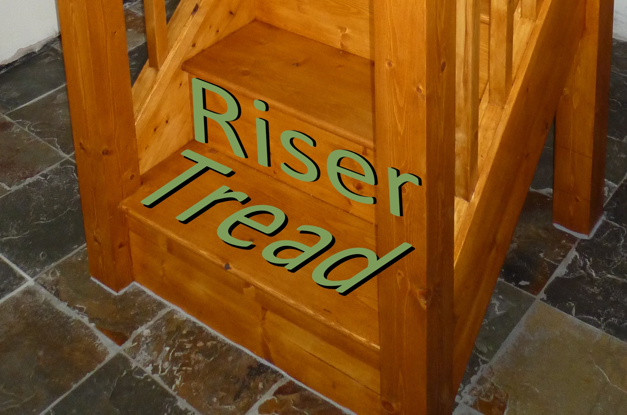 Treads and risers