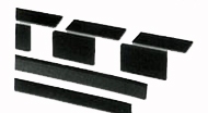 rubber inserts for glass railing with metal parts