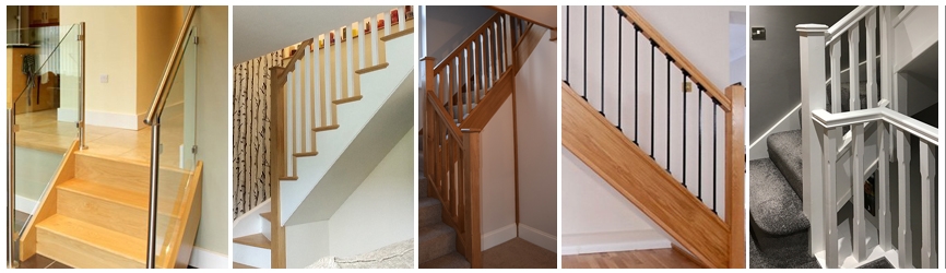 Balustrade for stairs and landings is available in a choice of styles and materials 