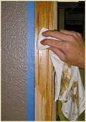 paint finishes - light stain