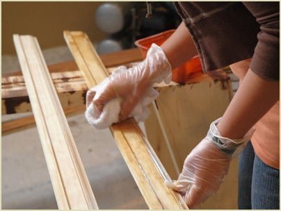 paint finishes - medium stain