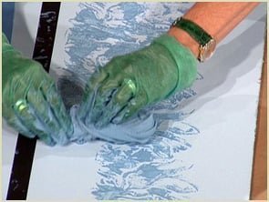 paint finishes rag rolling