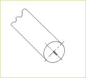 Drive a screw into the centre of the newel (Volutes and volute newels)
