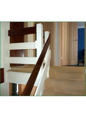 staircase renovations - the spruce hill renovation before