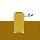 smear a small amount of pva glue on the new dowel