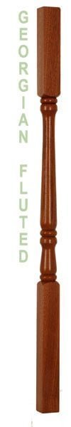 Georgian Fluted Staircase Handrail