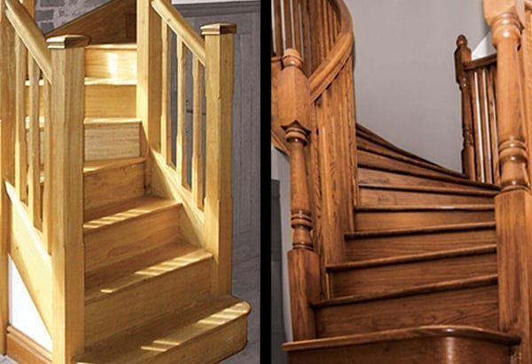 Natural timber stairs are becoming popular Wooden staircases by Pear Stairs